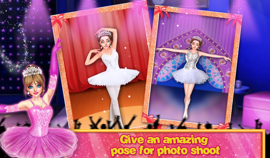 Beautiful Ballerina Girl Salon Stylish Dressup gallery image