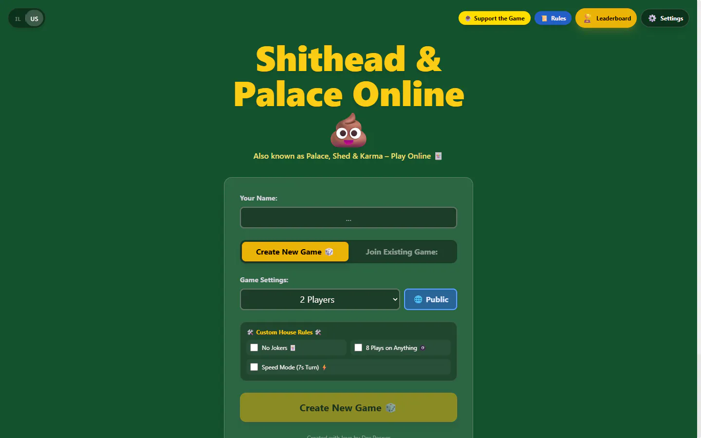 Shithead & Palace Online gallery image
