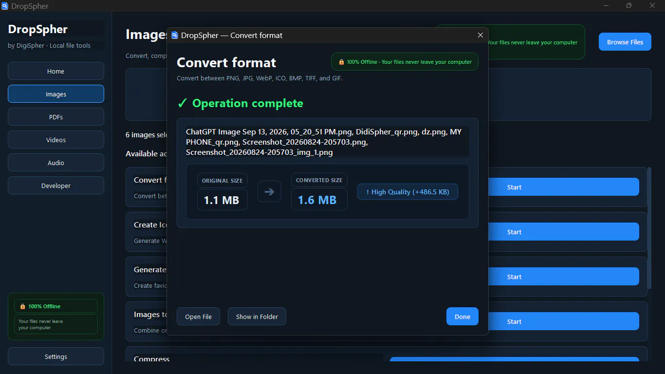 DropSpher File Converter gallery image
