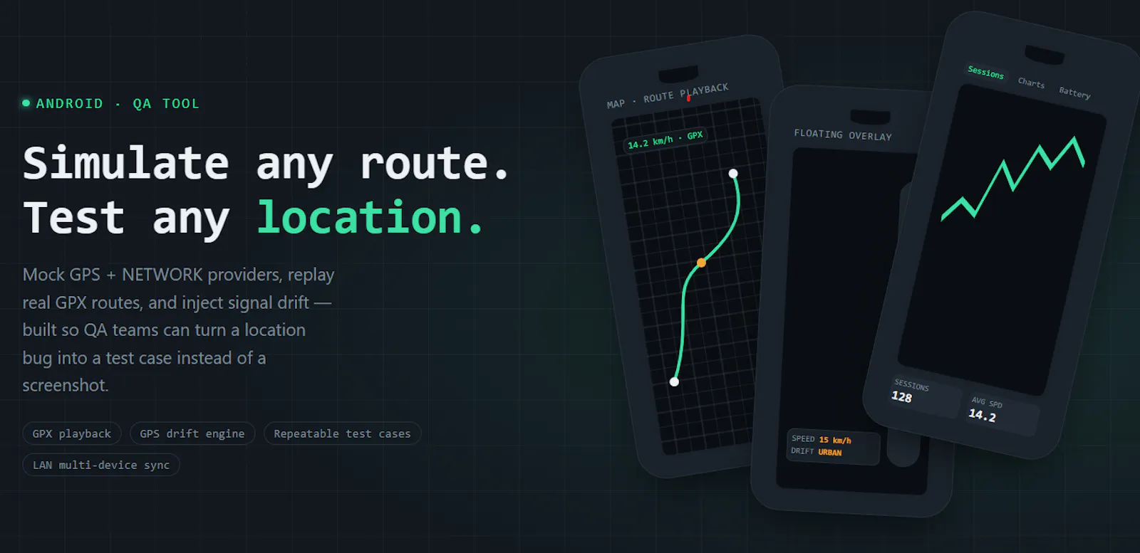 Capy GPS Simulator screenshot 2