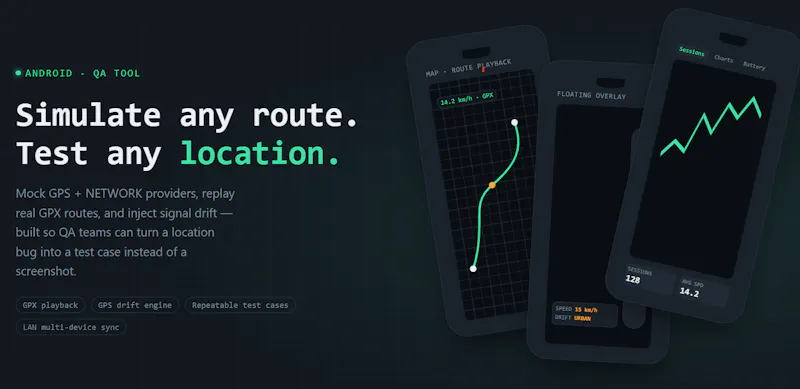 Capy GPS Simulator screenshot 2