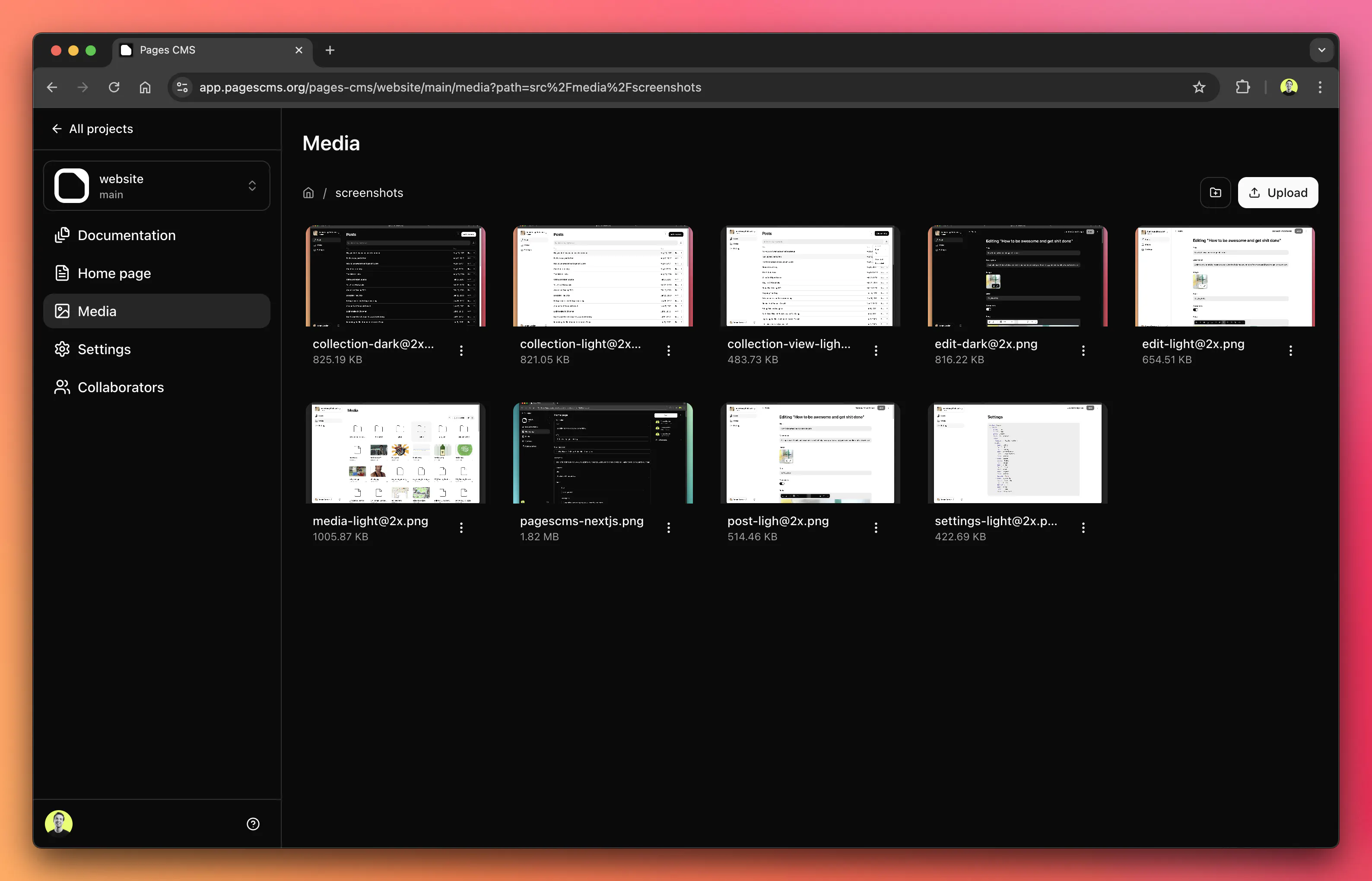 Pages CMS gallery image