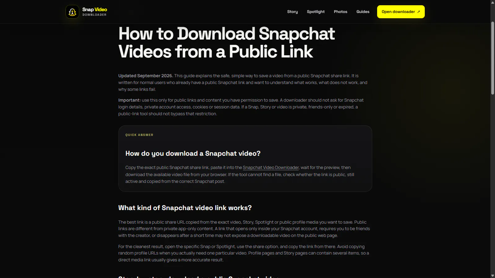 Snap Video Downloader gallery image