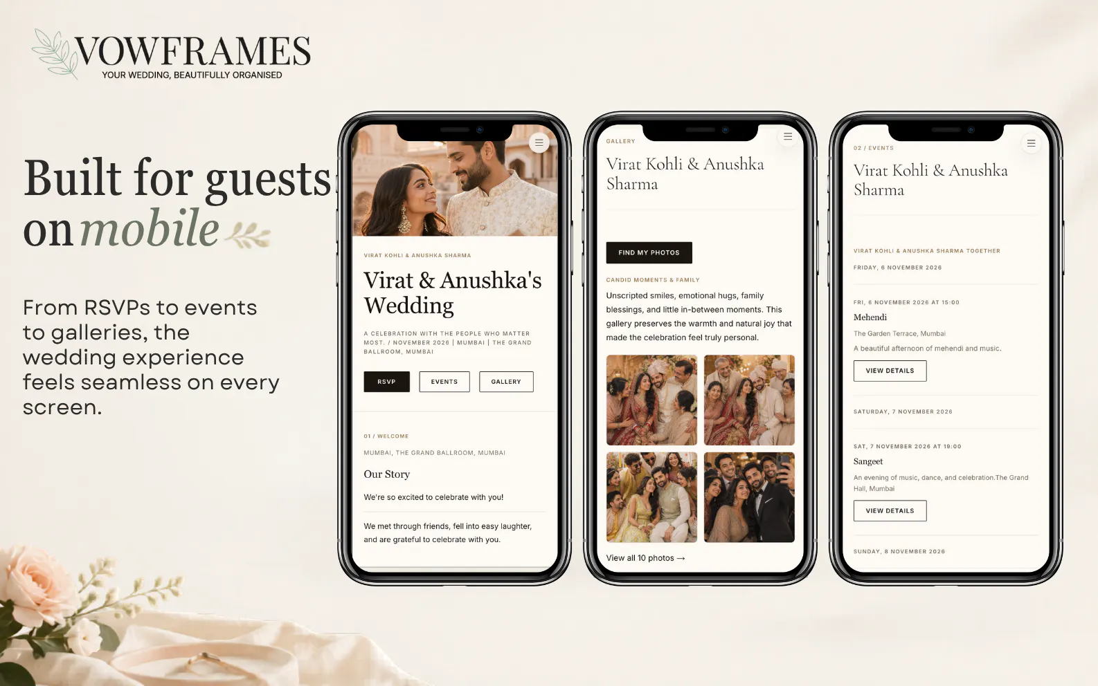Vowframes gallery image