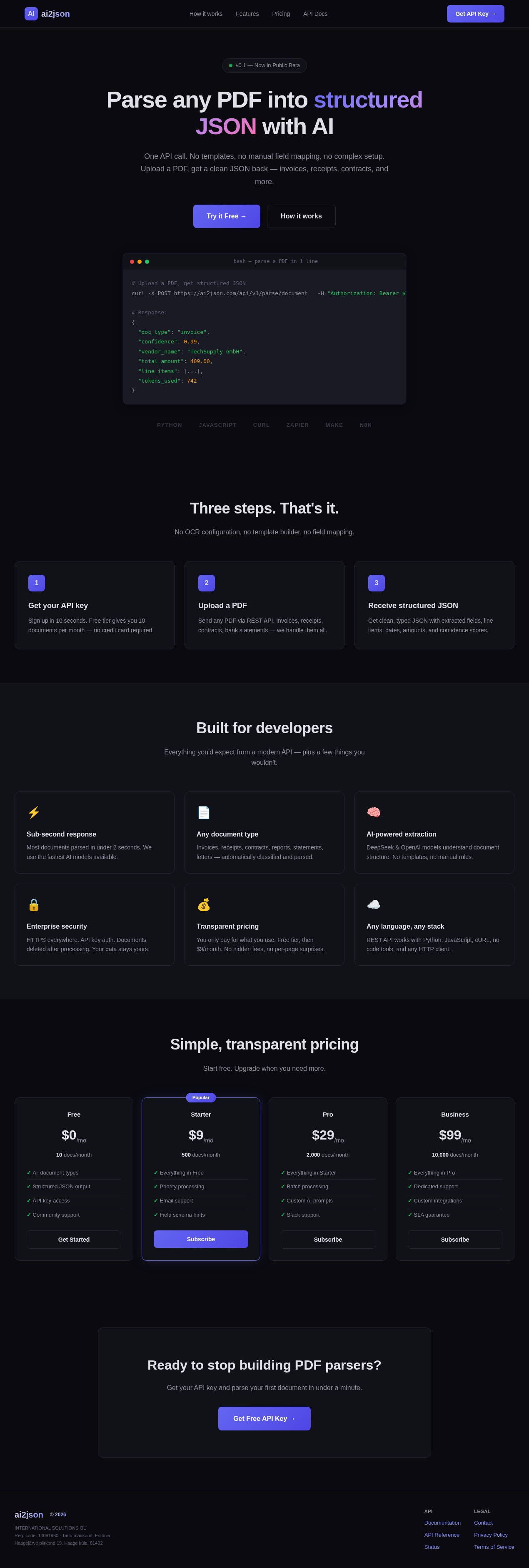 AI2JSON gallery image