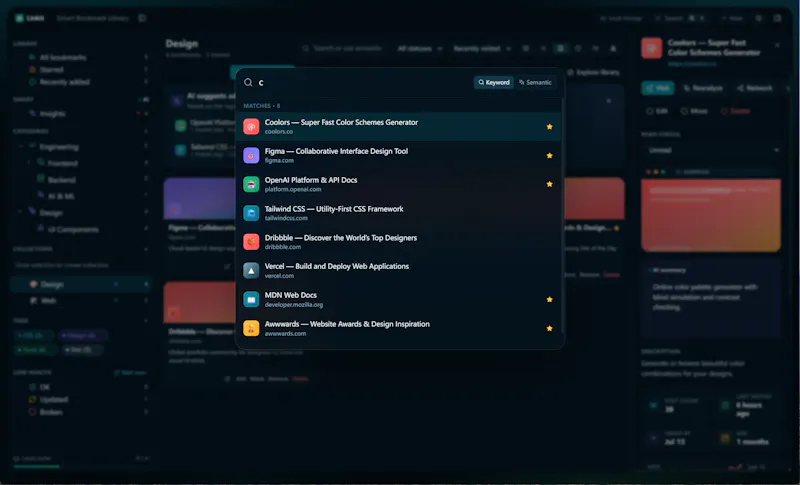 Linkit is a desktop bookmark manager screenshot 5