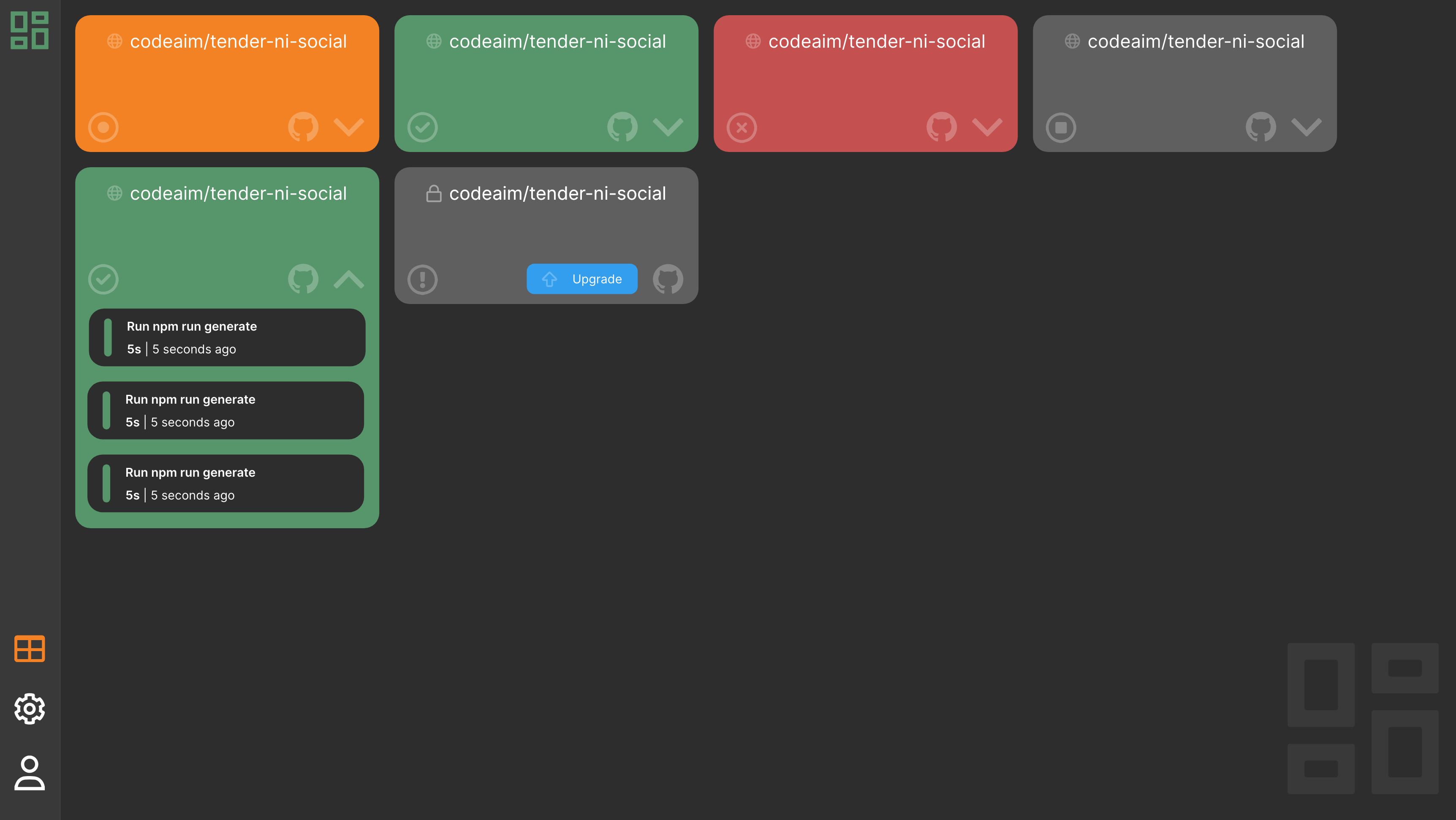 GitBoard.io - GitHub Actions Dashboard media 1