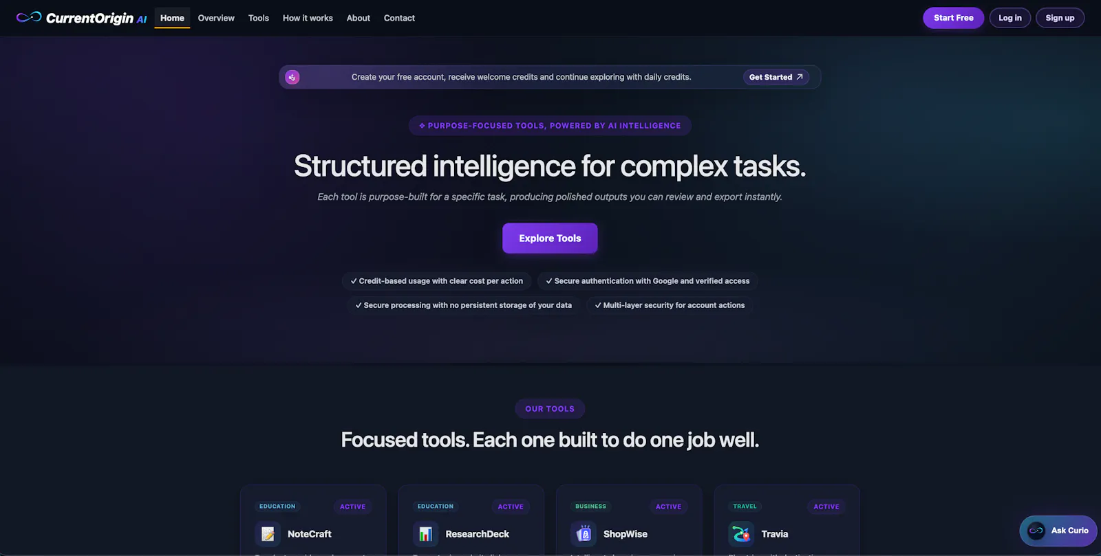 CurrentOrigin AI screenshot 2