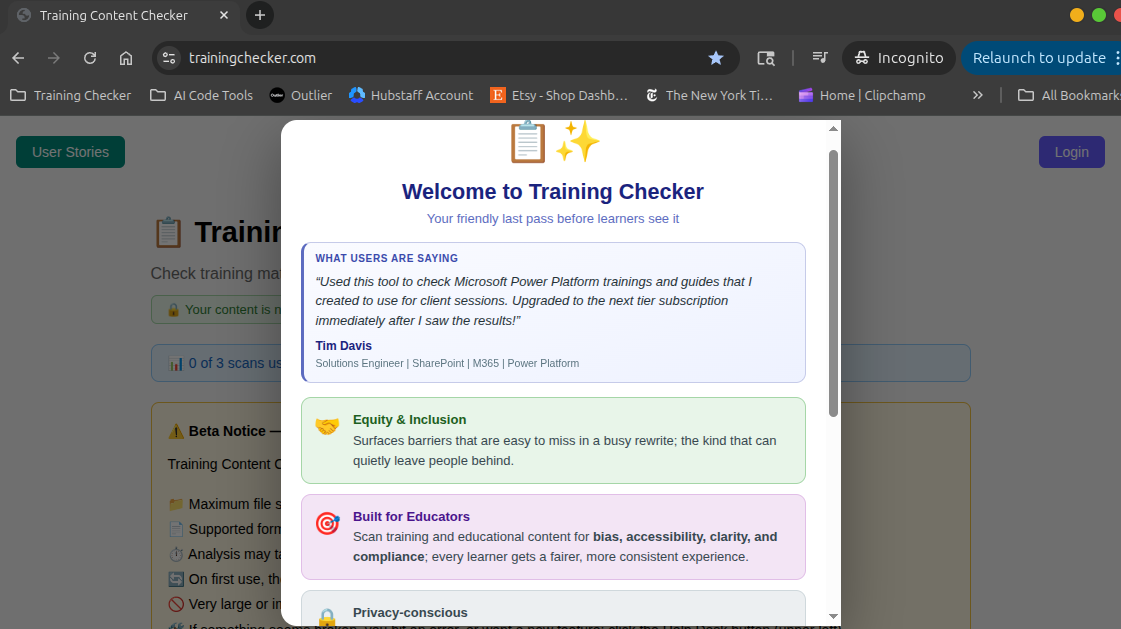 Training Content Checker gallery image
