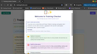 Training Content Checker gallery image