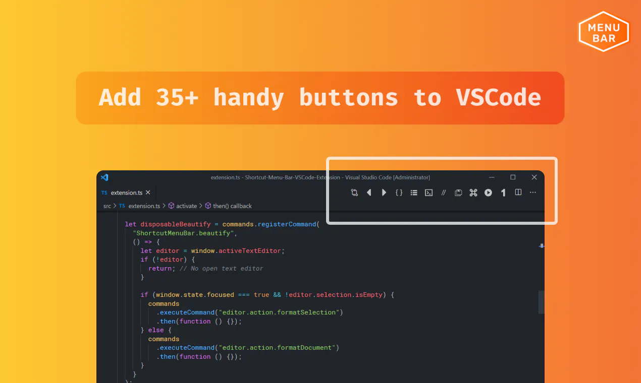 Shortcut Menu Bar for VSCode - Product Information, Latest Updates, and Reviews 2023 | Product Hunt Shortcut Menu Bar for VSCode - Product Information, Latest Updates, and Reviews 2023 | Product Hunt