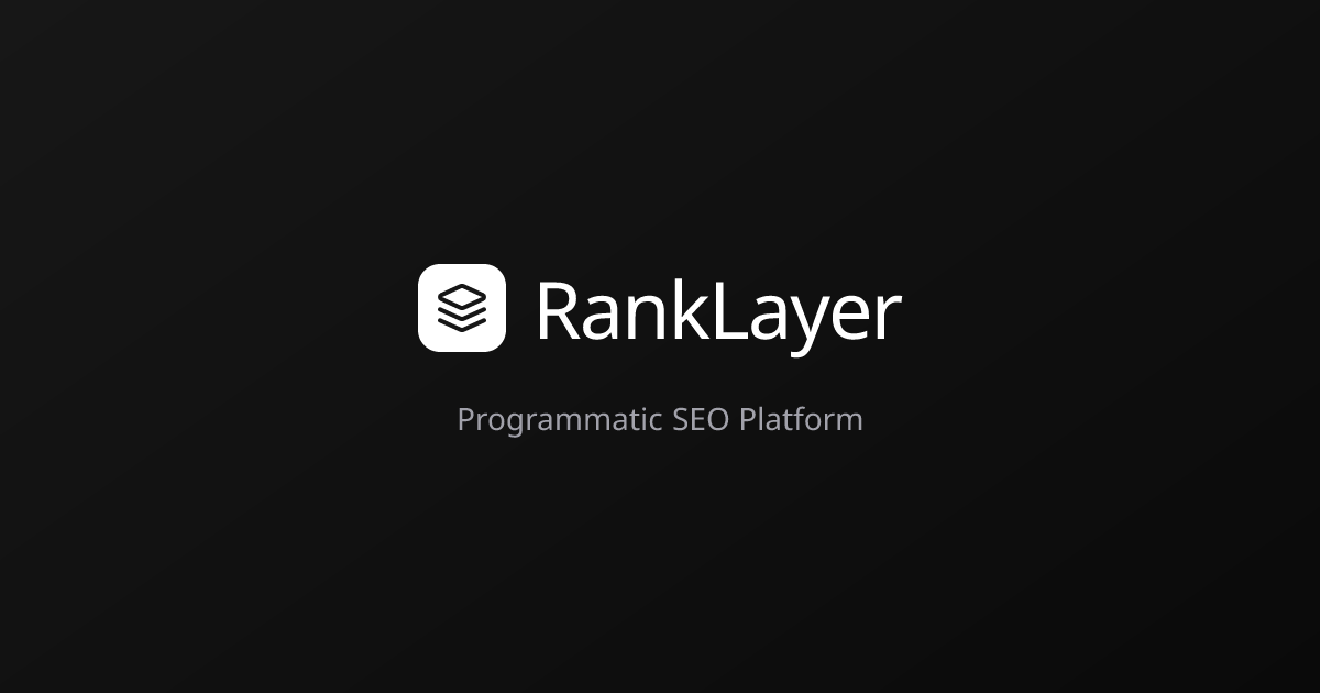RankLayer - Main product screenshot demonstrating key features and user interface