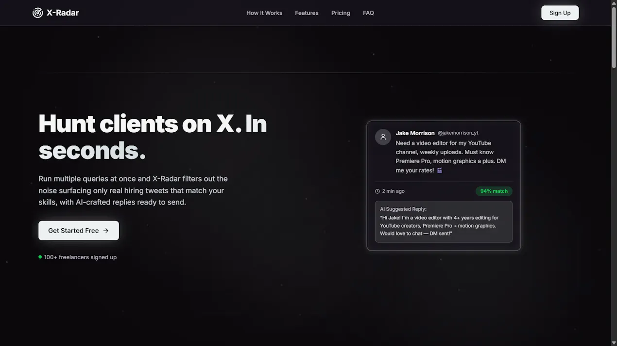 Xradar product
