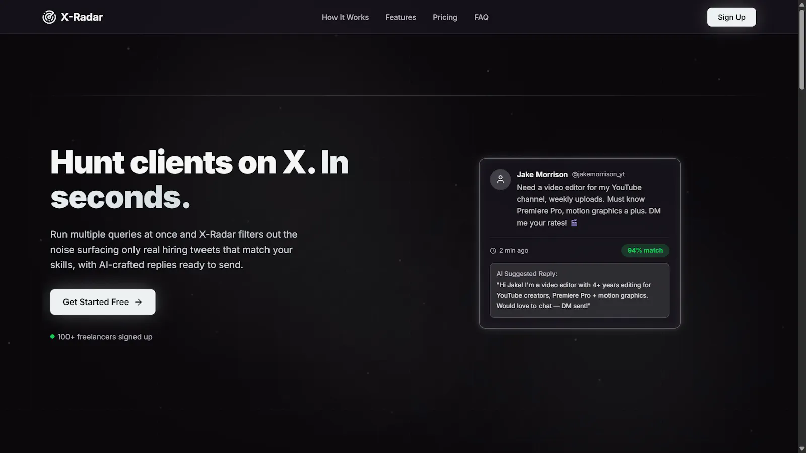 Xradar screenshot 1