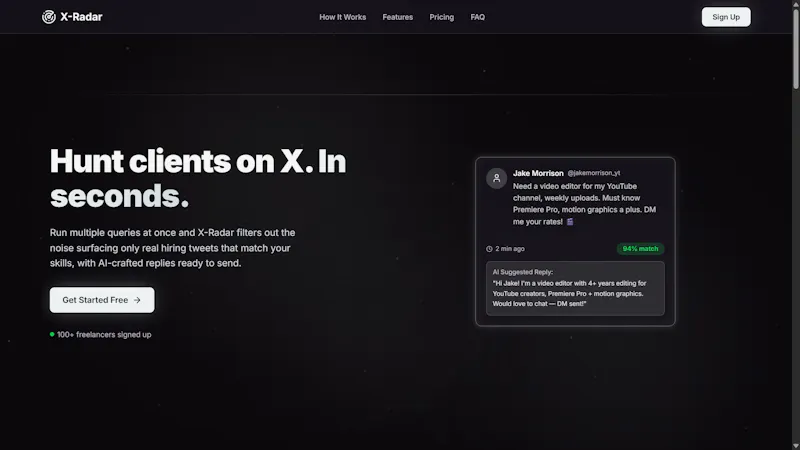 Xradar screenshot 1