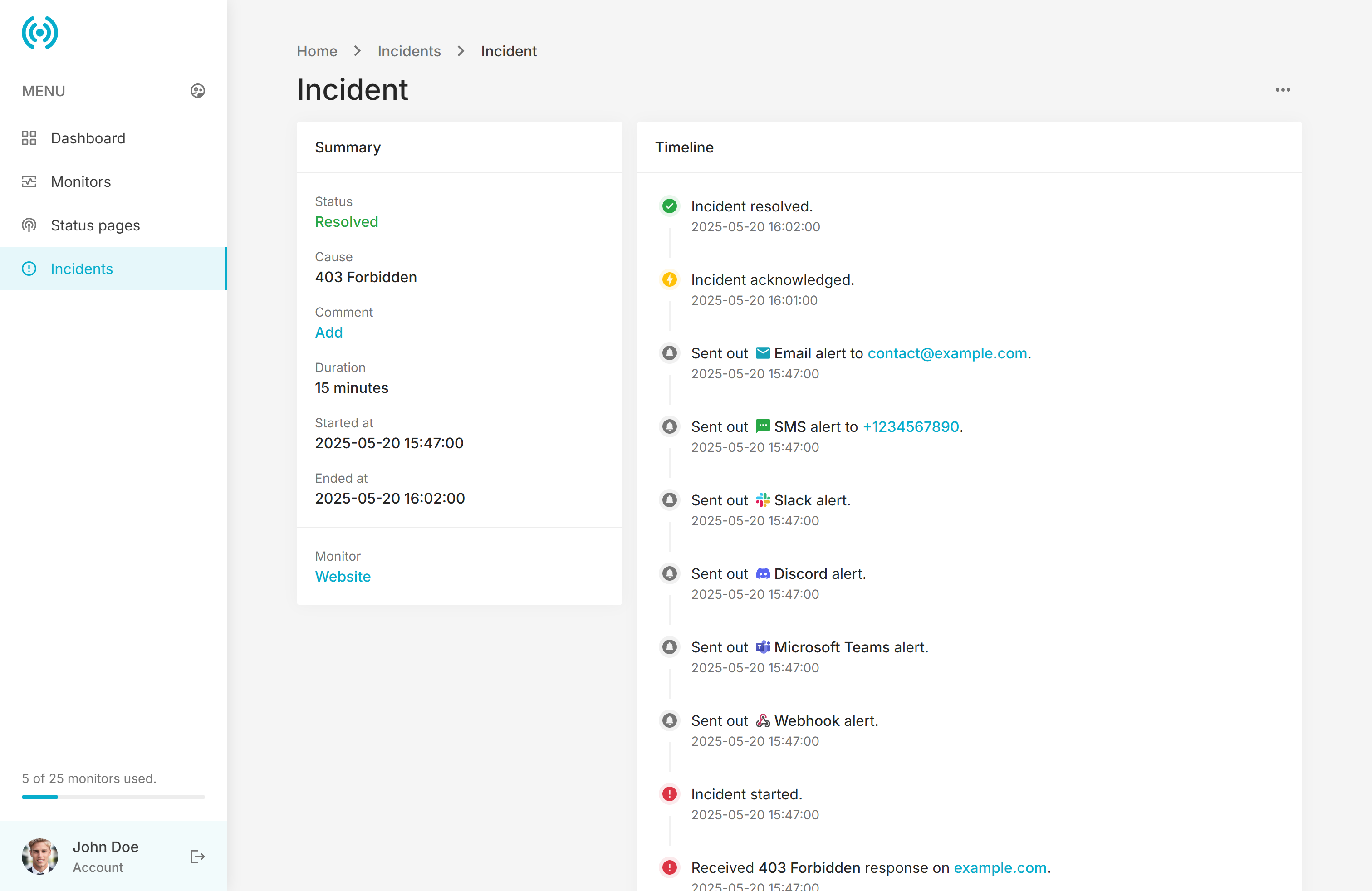 PHPUPTime - Website Uptime Monitor - Zelf gehost website & SSL Uptime Monitor. media 4