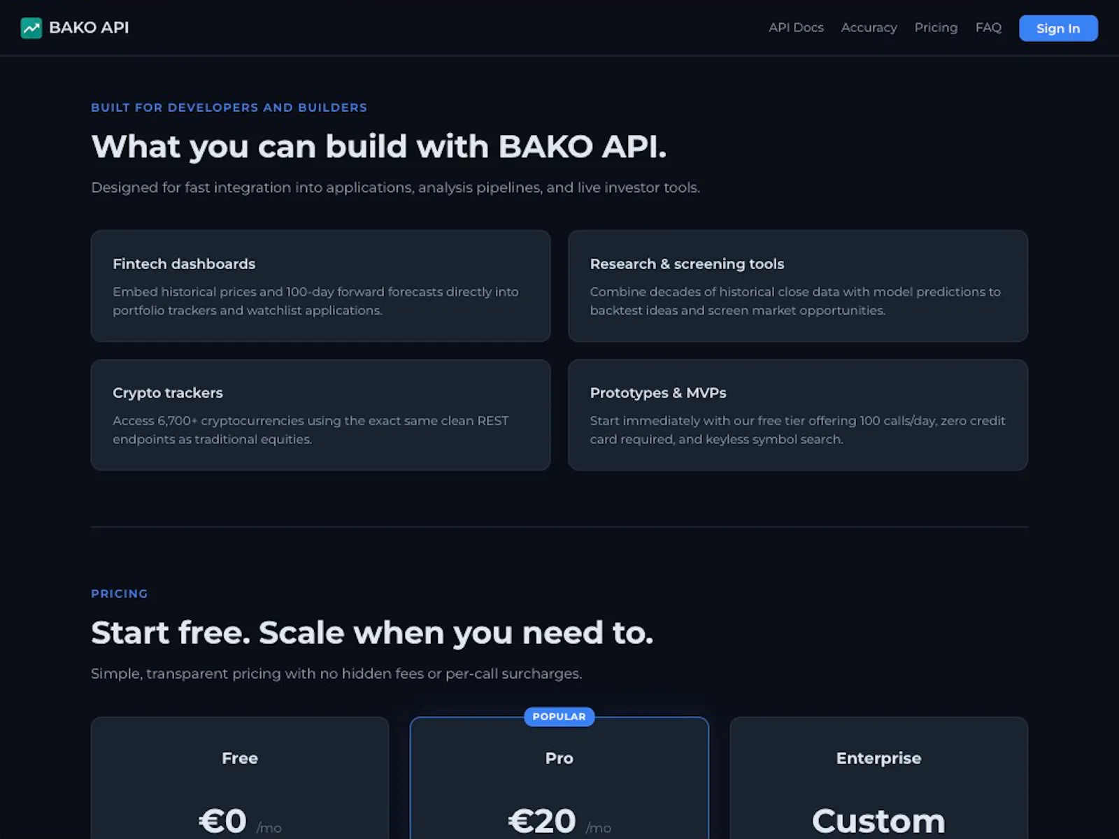 BAKO API screenshot 5