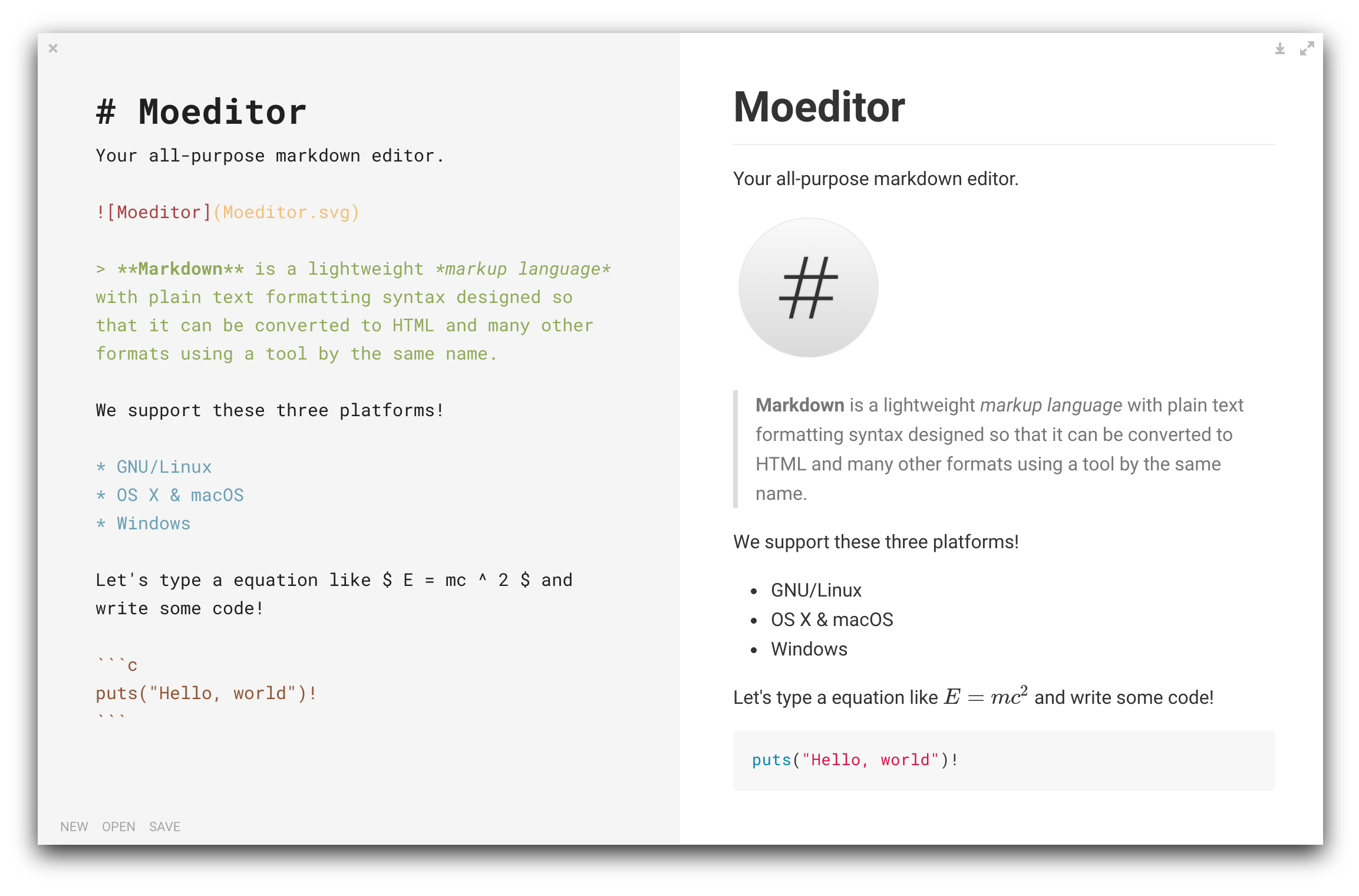 Moeditor Image