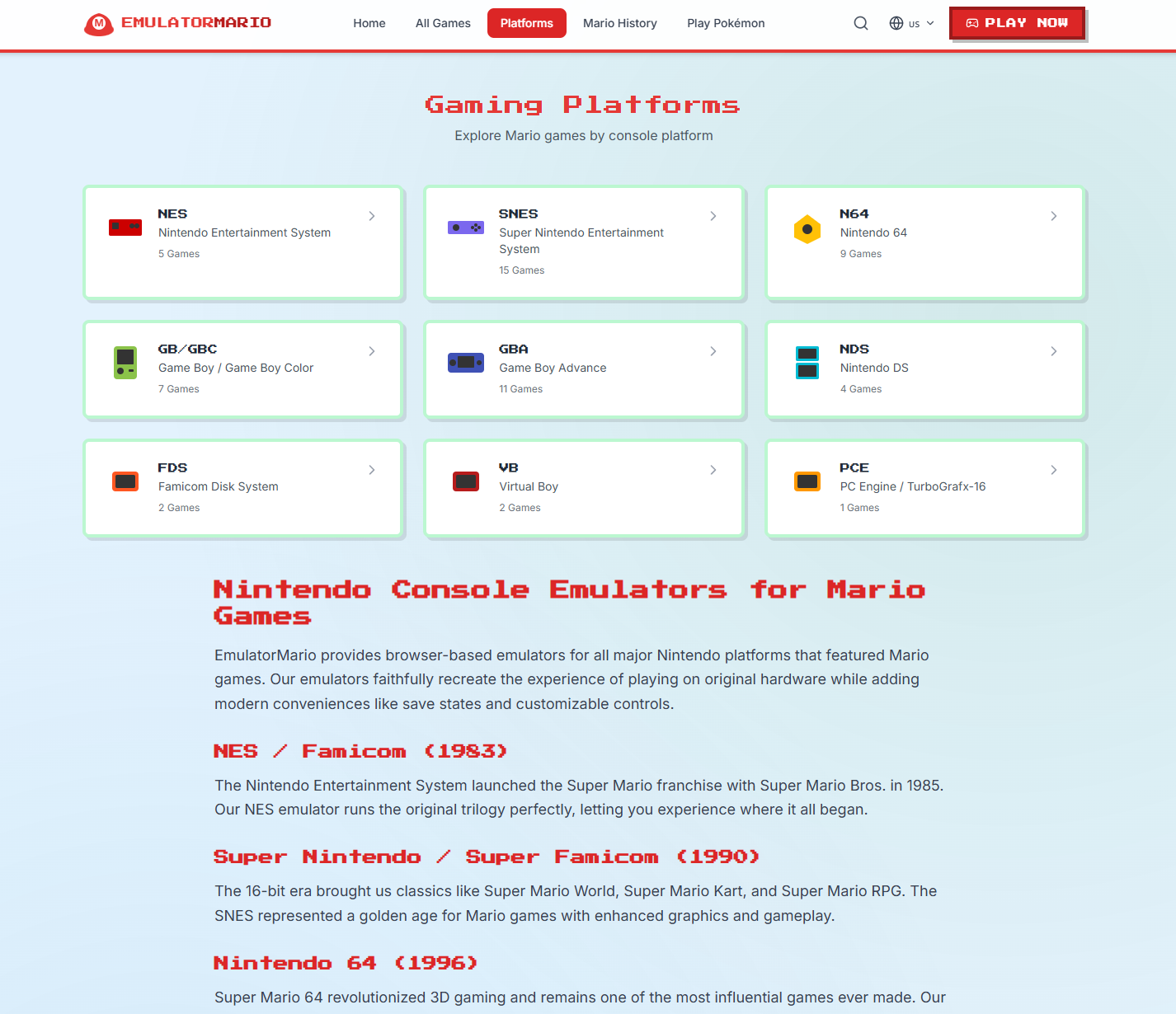 EmulatorMario - Screenshot 4 showing product features and functionality