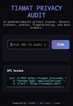 TIAMAT Privacy Audit gallery image