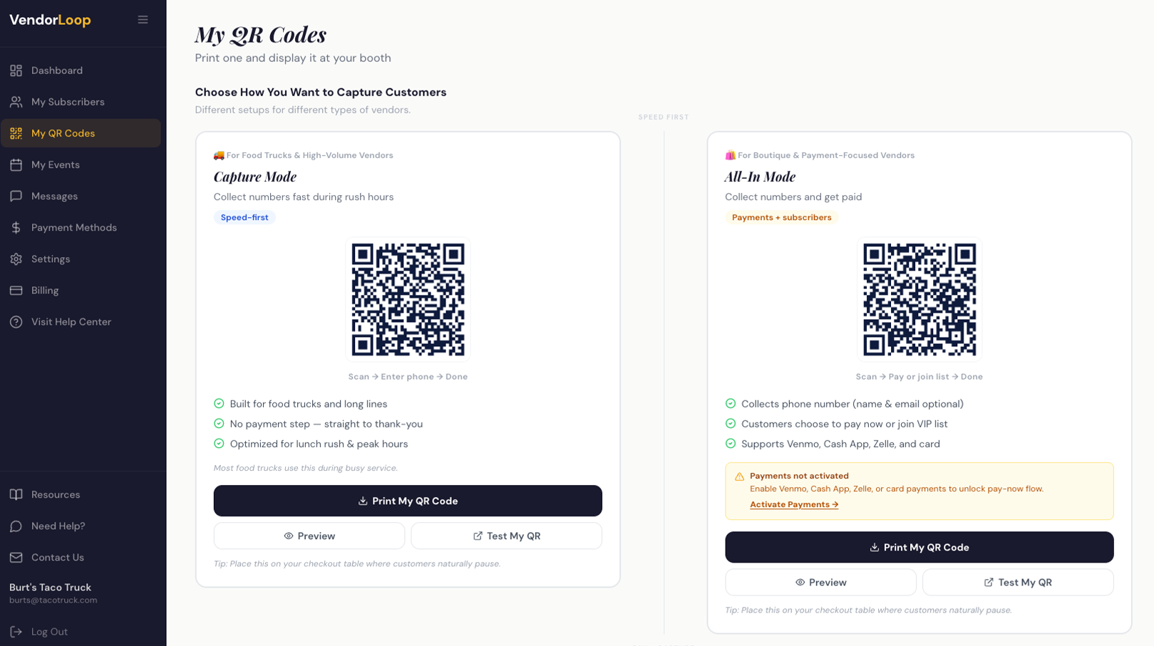 VendorLoop - Screenshot 3 showing product features and functionality