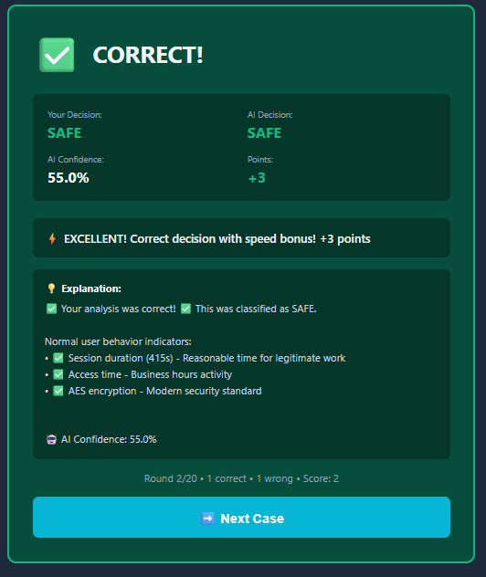 Educational Web Security Game with AI gallery image