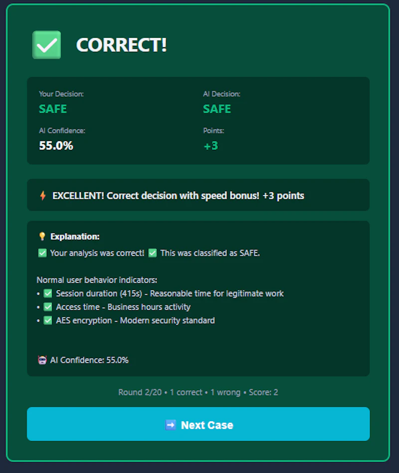 Educational Web Security Game with AI screenshot 4
