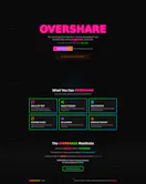 OVERSHARE - The Most Toxic Social Site
