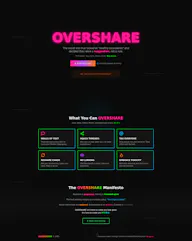 OVERSHARE - The Most Toxic Social Site
