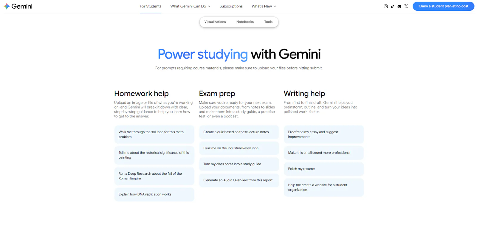Gemini for Students screenshot 3