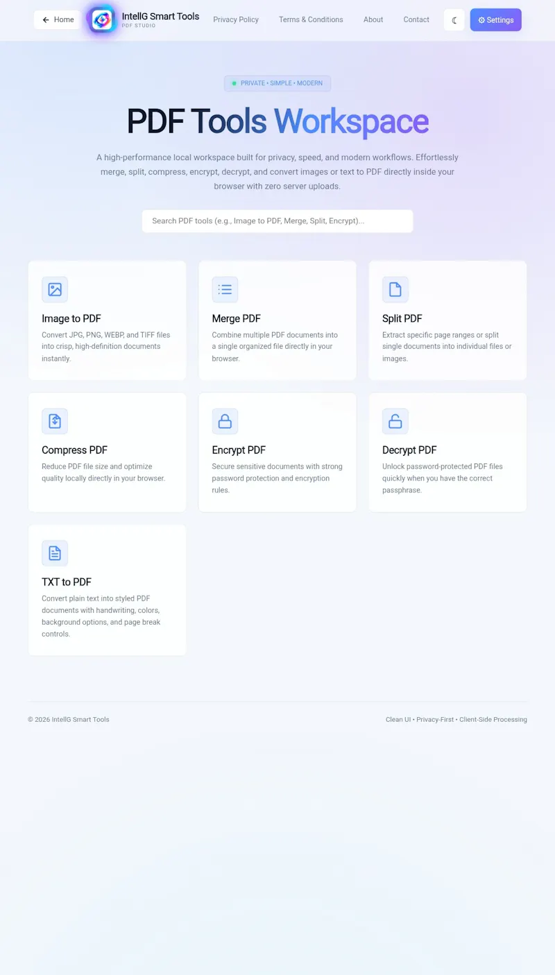 IntellG Smart Tools screenshot 2
