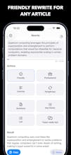 Rewrite Text - AI Writing Tool gallery image