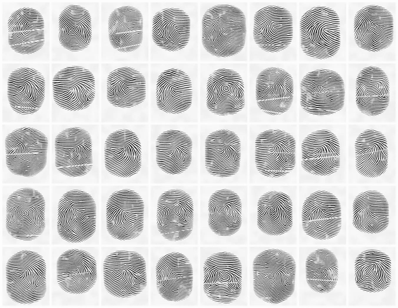 Grab your fingerprint, actually.