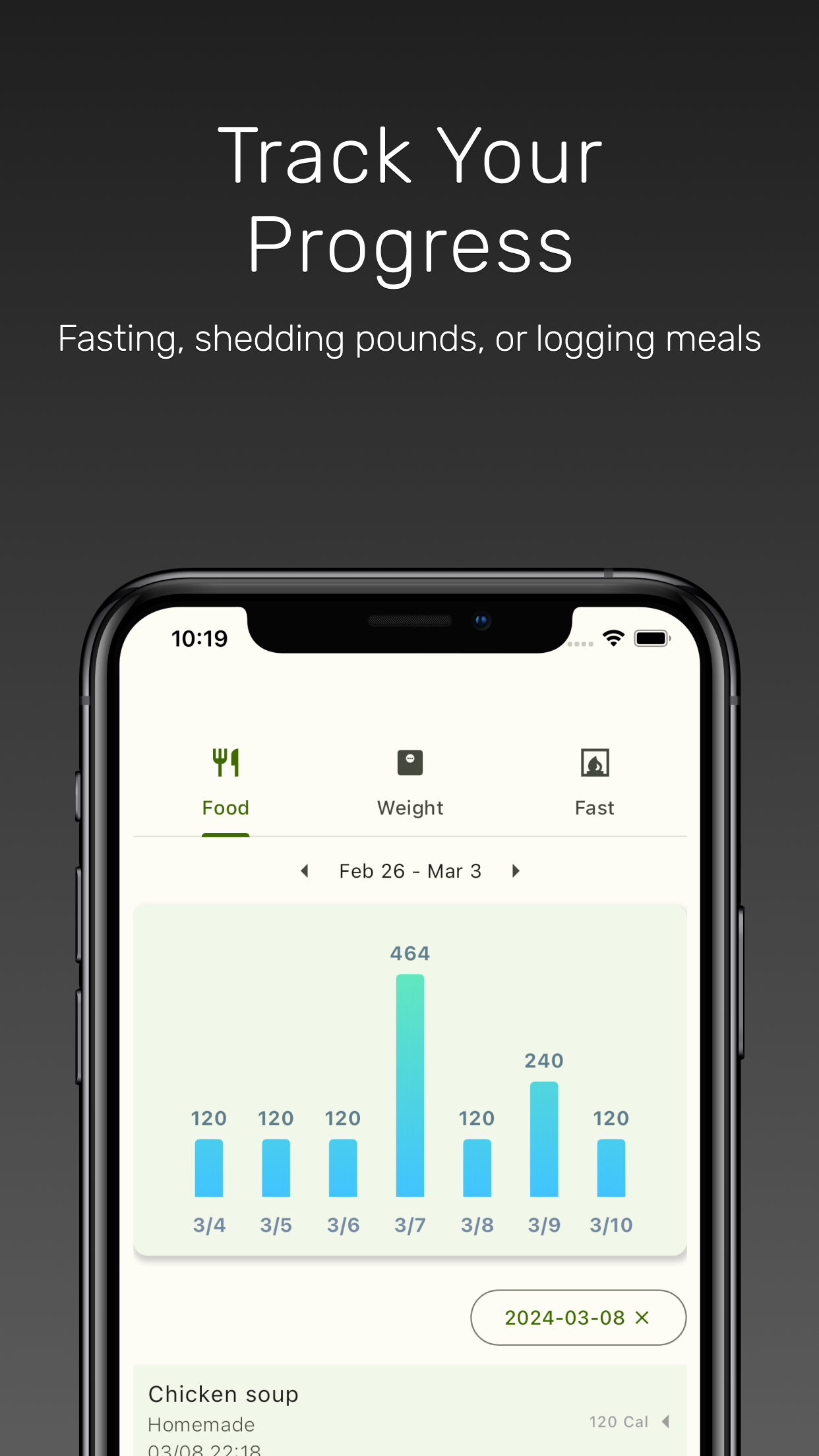 Mídia 3 de Aplicativo de calorias privadas ezmeal