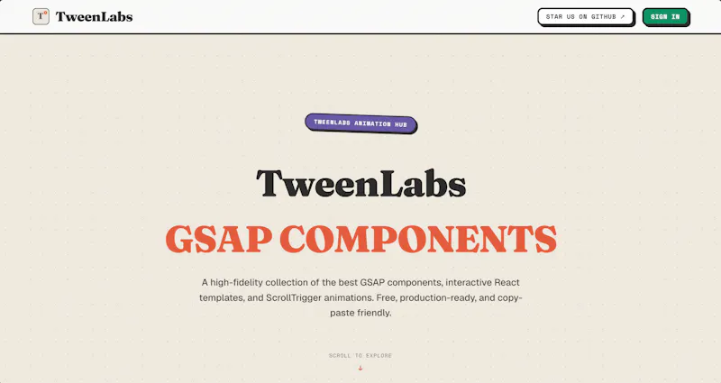 TweenLabs screenshot 1