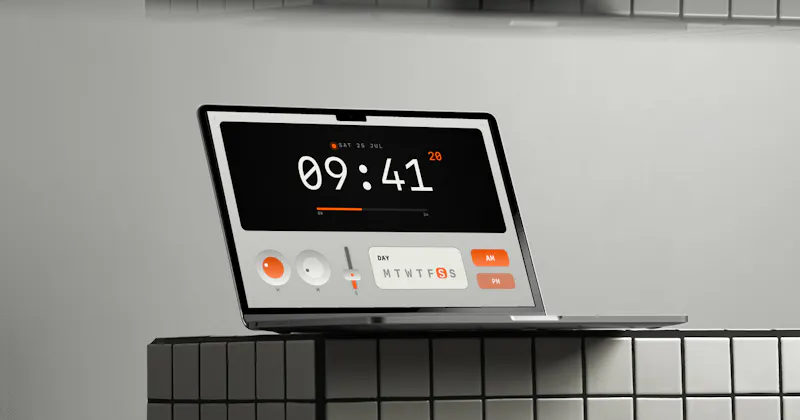 Engineering Clock screenshot 1