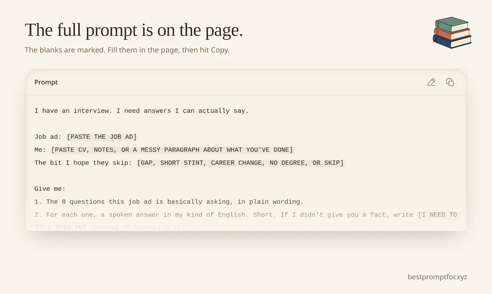 BestPromptFor XYZ screenshot 2