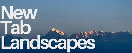 New Tab Landscapes gallery image