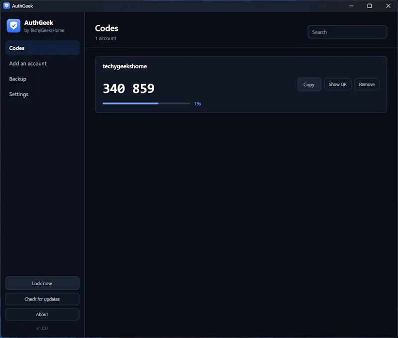 AuthGeek screenshot 4