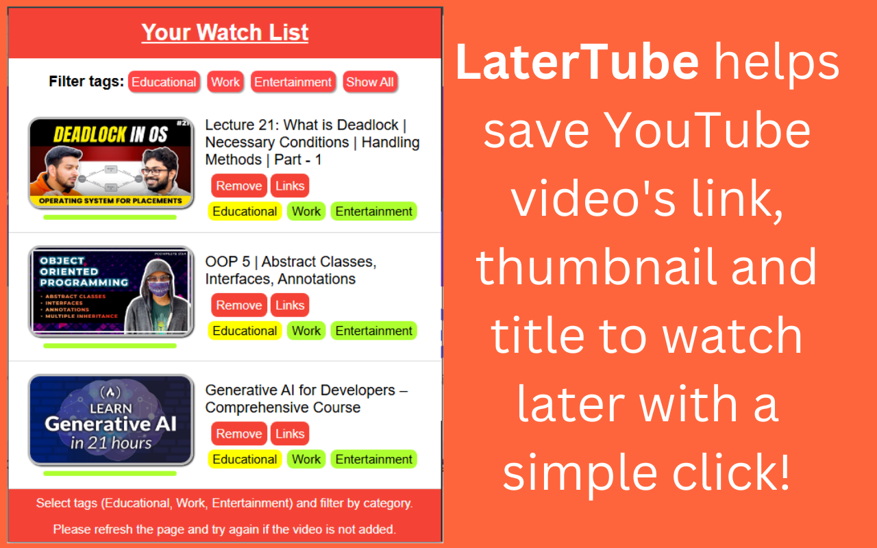 LaterTube gallery image
