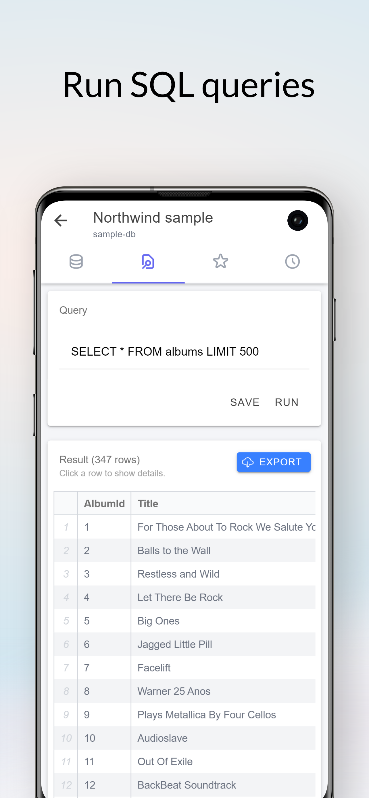Media Muốn - Universal Mobile SQL Client 4