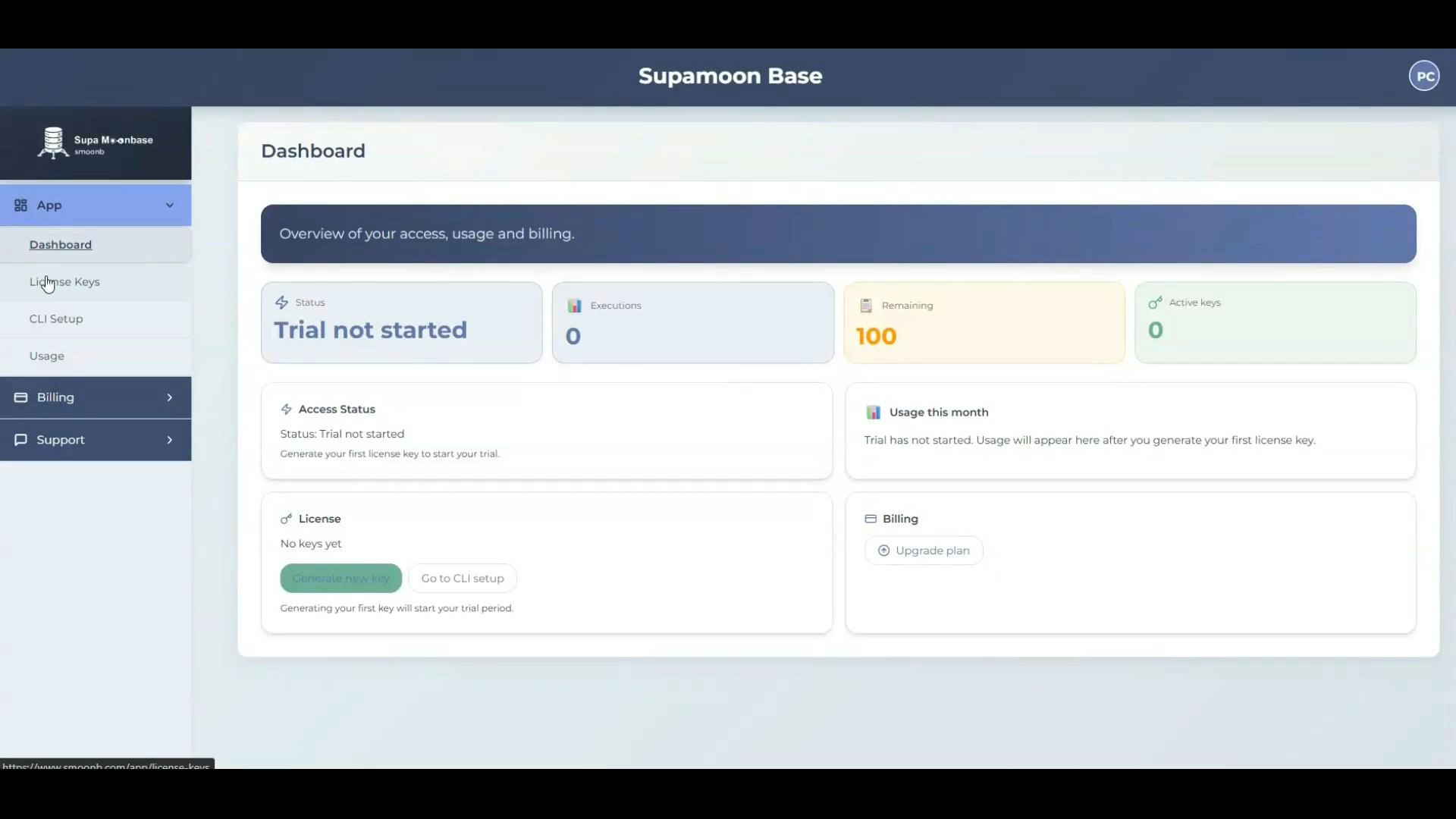 Supa Moonbase Backup & Restore Supabase - Screenshot 2 showing product features and functionality