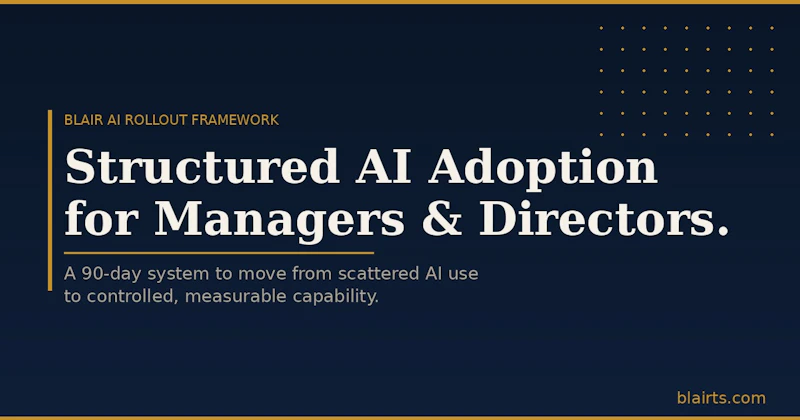Structured 90-day AI adoption framework screenshot 2
