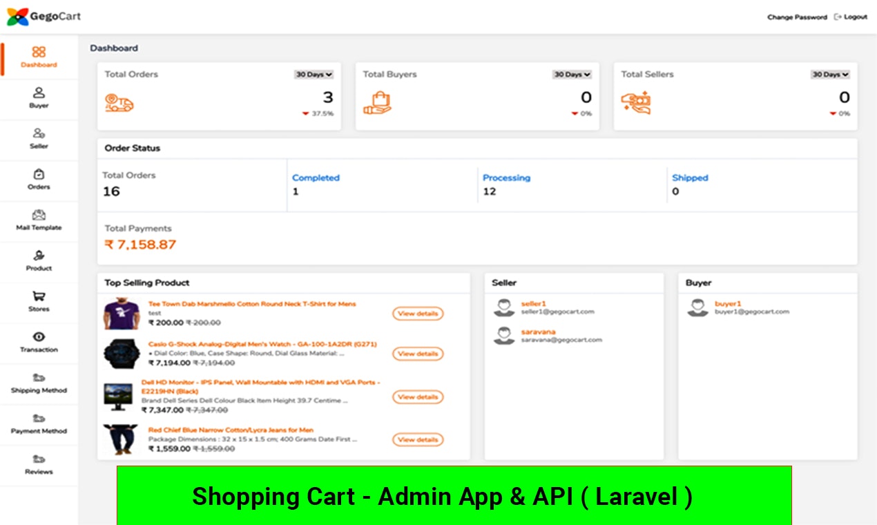 GegoCart gallery image