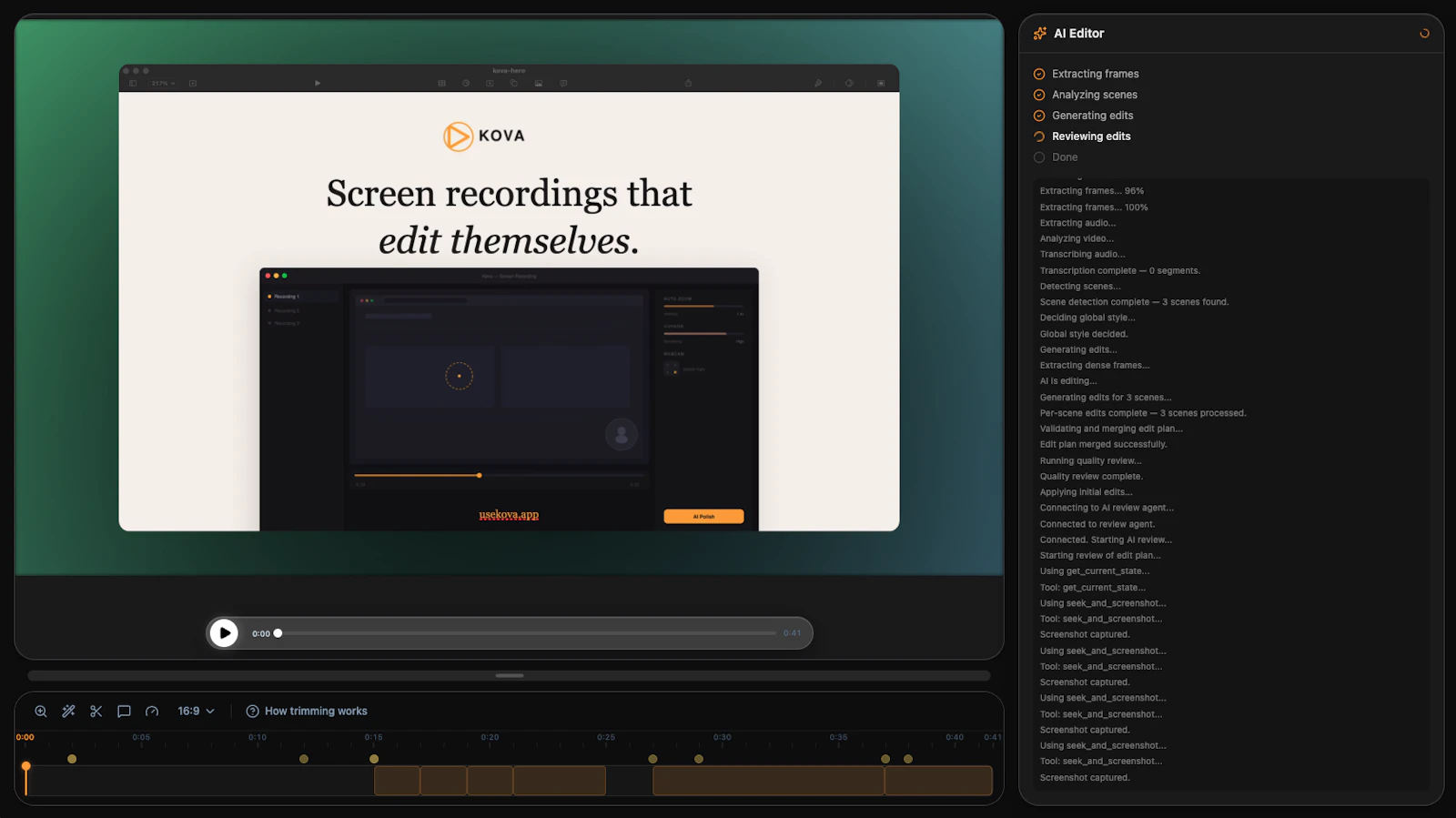 Kova screenshot 2
