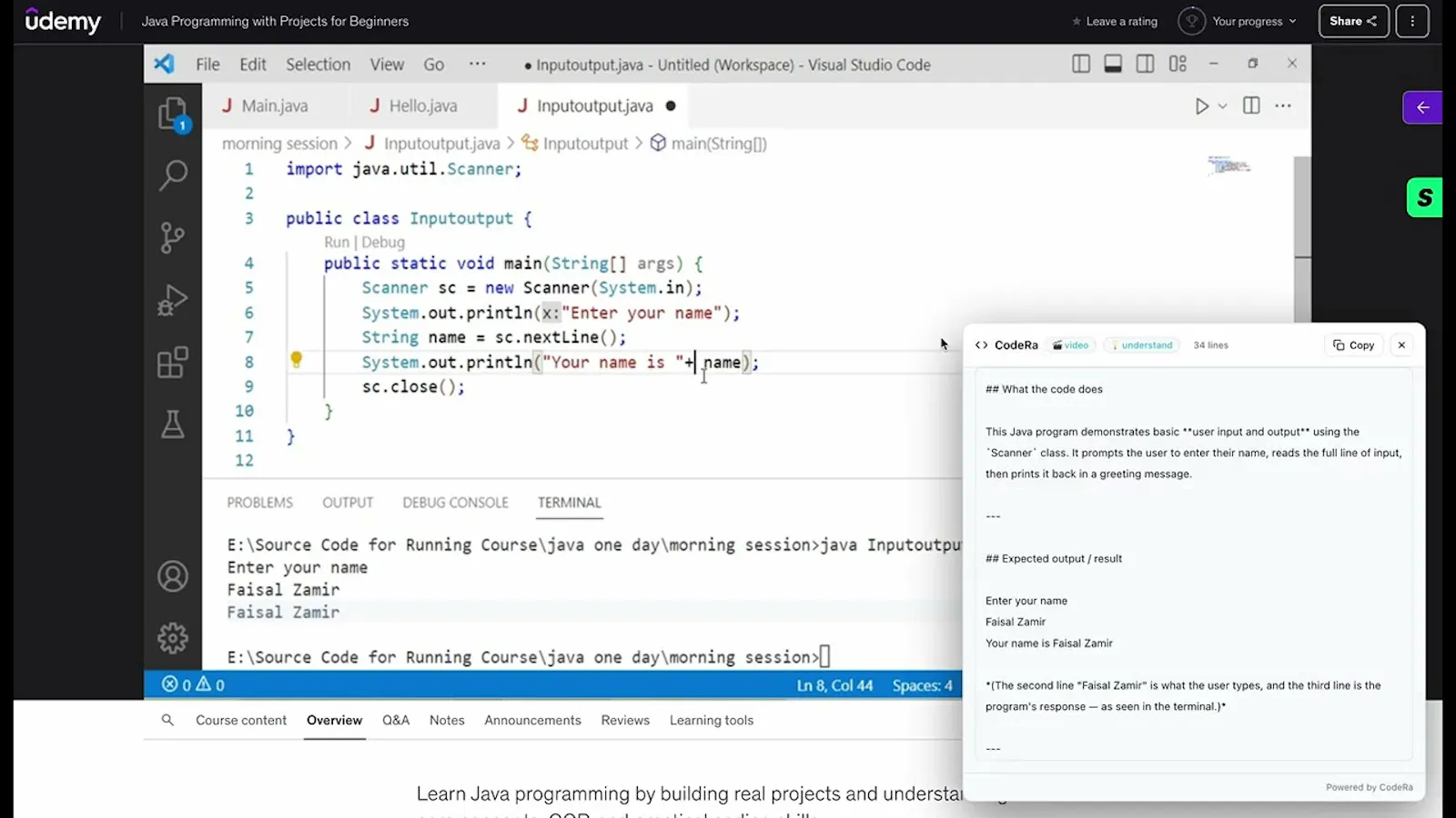CodeRa, Stop retyping code screenshot 1 (video preview)