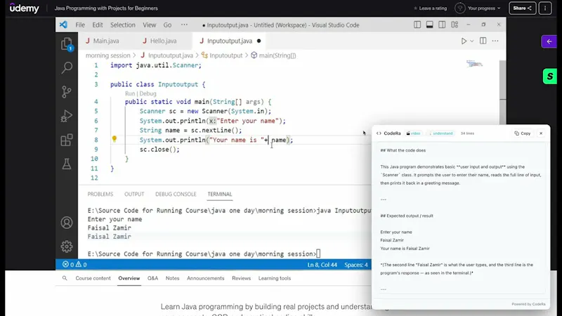 CodeRa, Stop retyping code screenshot 1 (video preview)