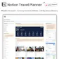 Notion Travel Planner