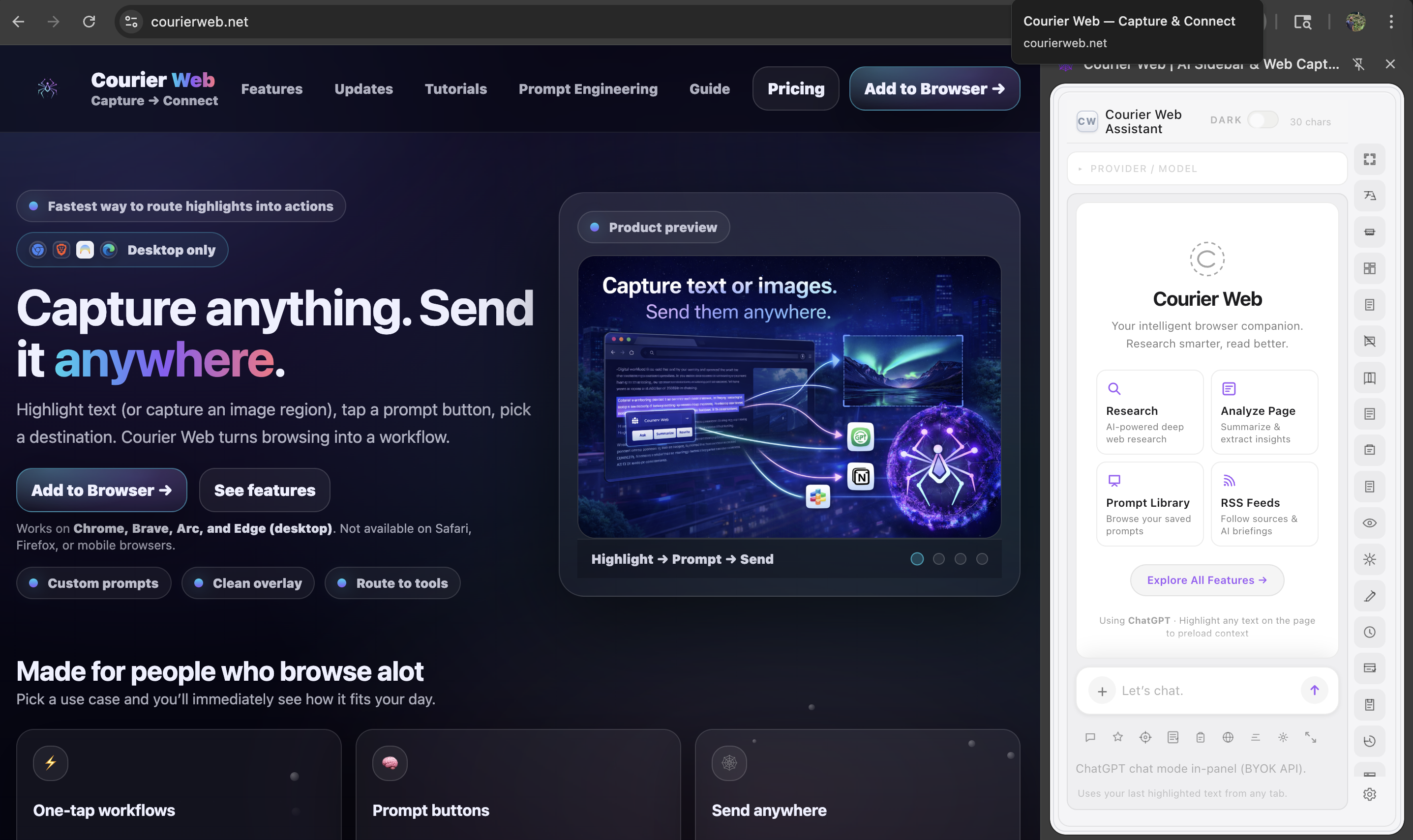 Courier Web | Capture & Connect gallery image