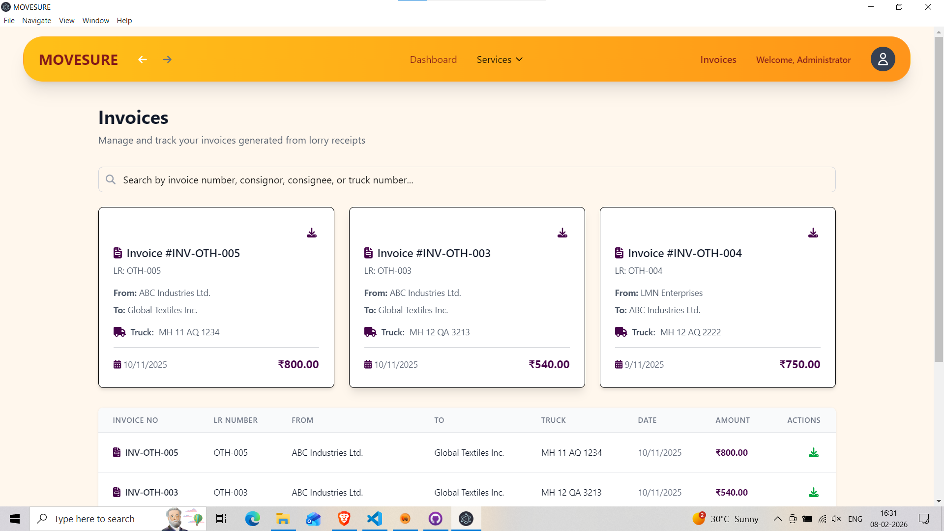 MoveSure - Screenshot 4 showing product features and functionality